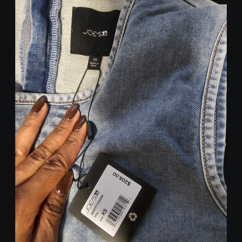 Joe's Jeans Women's Blue Denim Overalls - Picture 5 of 5